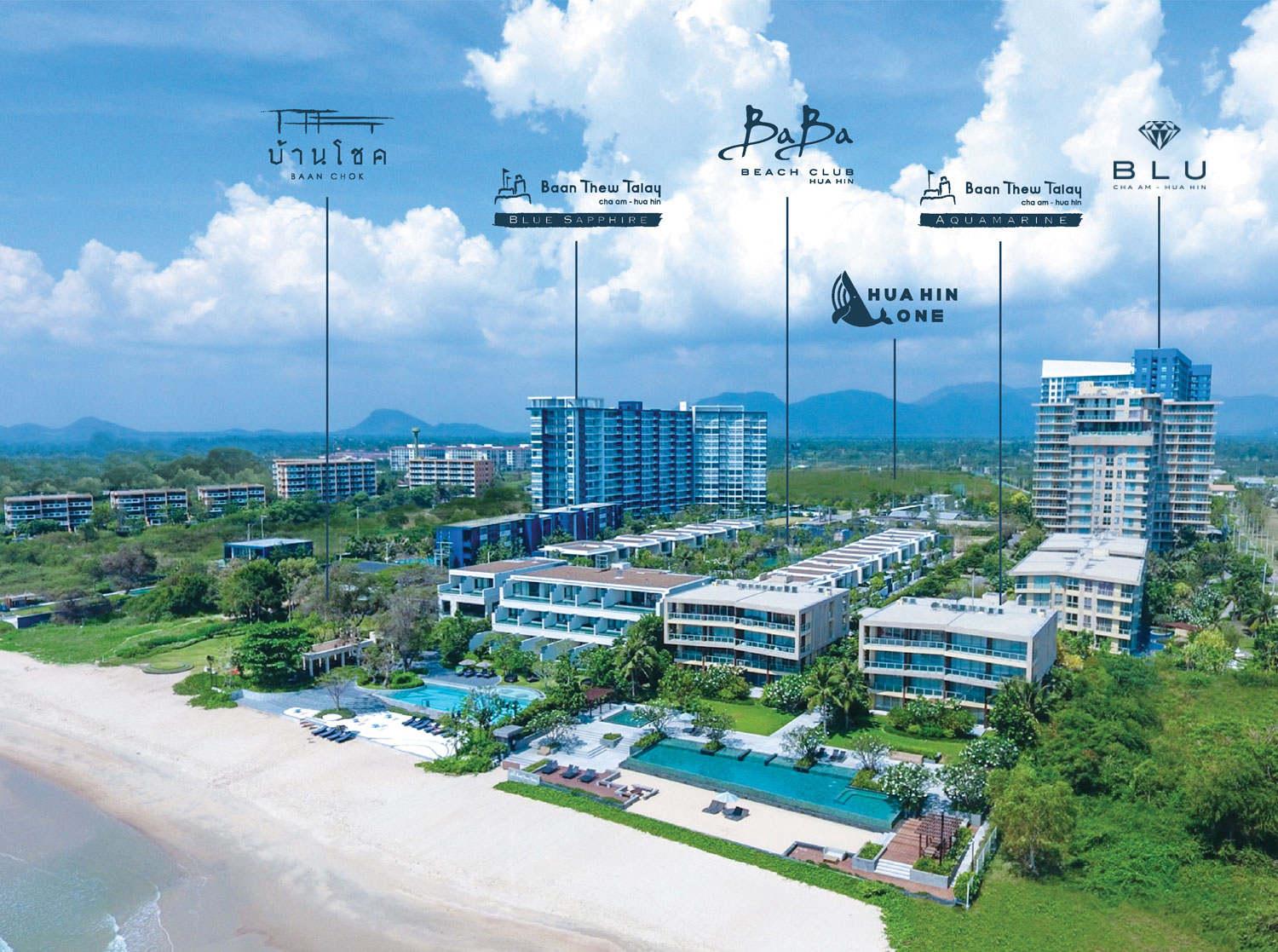 Condo Thewtalay BlueSapphire ChaAm-HuaHin