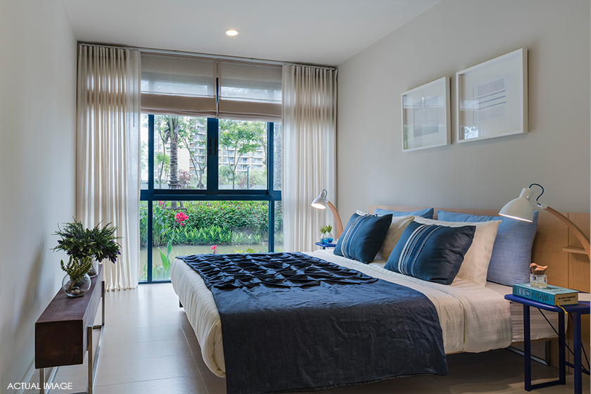 Condo Thewtalay BlueSapphire ChaAm-HuaHin-Interior Living